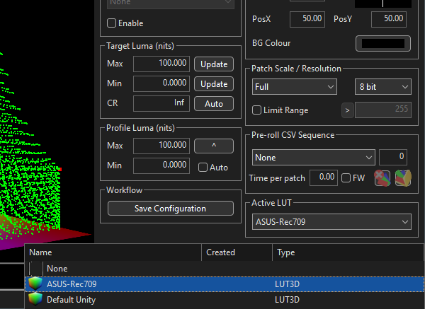 Active LUT function