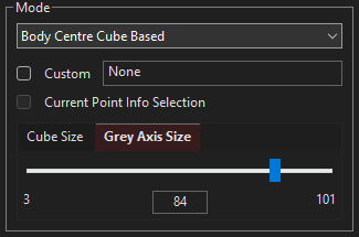 Characterisation Grey Axis Size