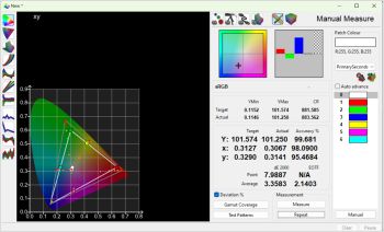 1.6 Initial White measurements